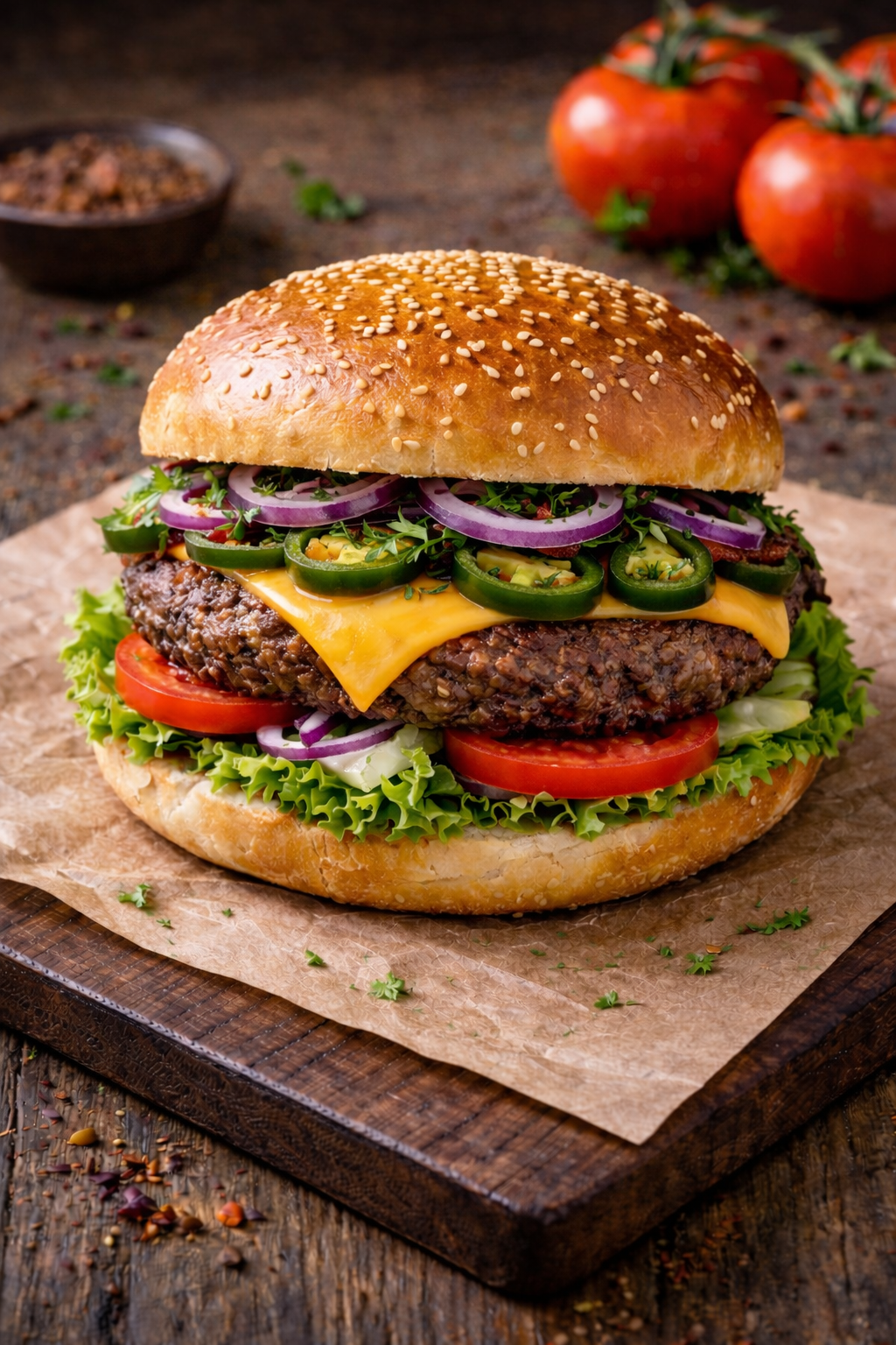 Jalapeños Burger Menü